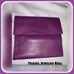 Faux Leather Jewelry Roll  Not for Trade